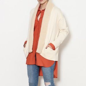 Z Supply Cream Sherpa Sweater/Cardigan